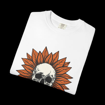 Happy Halloween Skull Sunflower T-Shirt