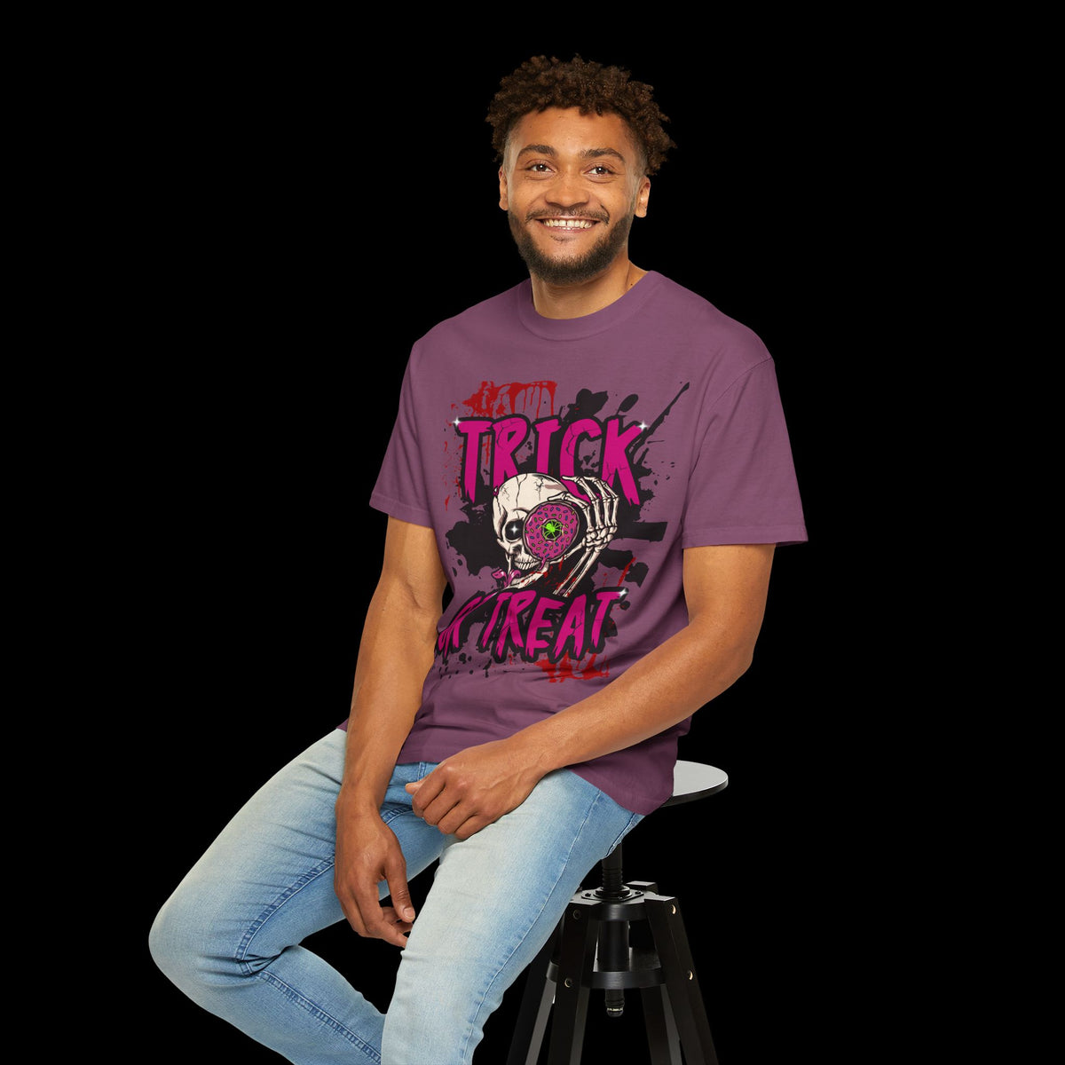 Halloween Skull 'Trick or Treat' T-Shirt