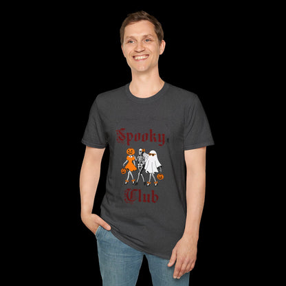 Spooky Club Halloween Graphic T-Shirt