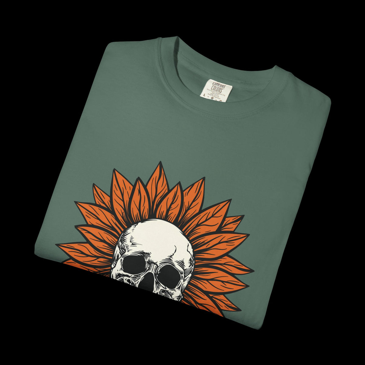 Happy Halloween Skull Sunflower T-Shirt