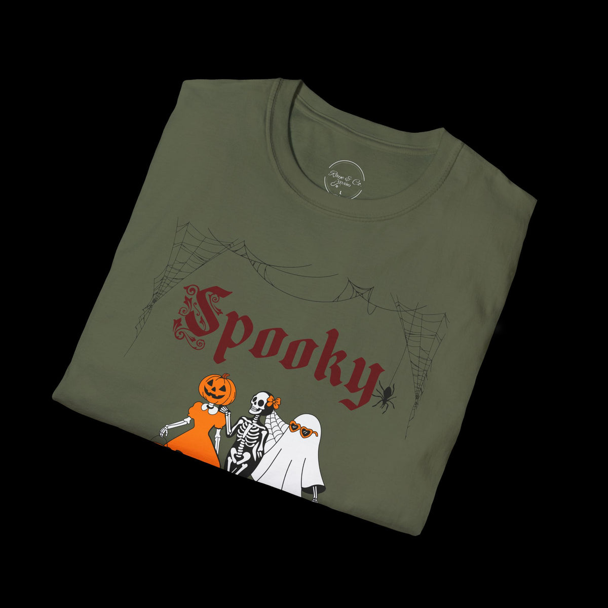 Spooky Club Halloween Graphic T-Shirt