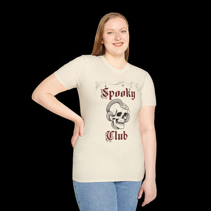 Spooky Club Skull Halloween T-Shirt