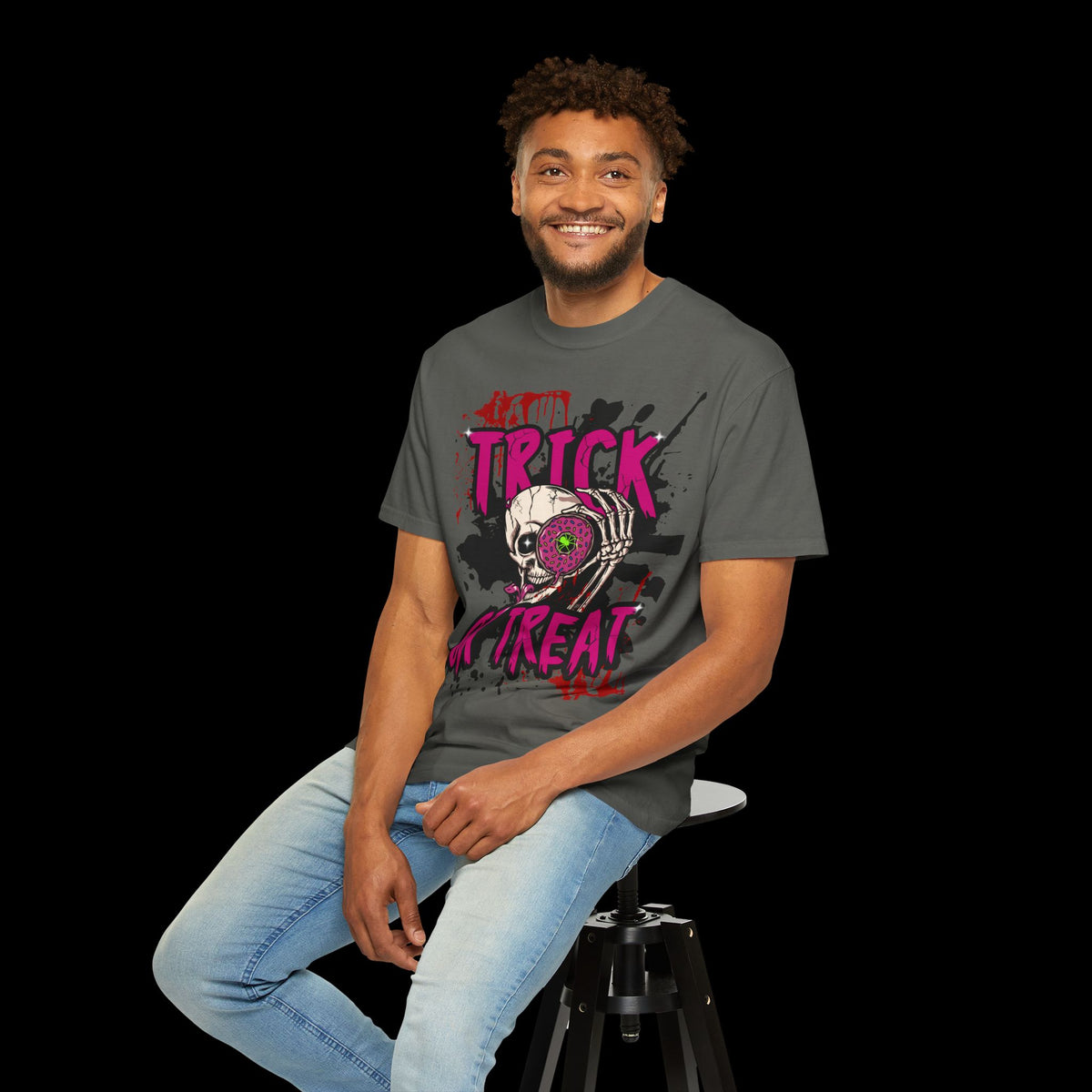 Halloween Skull 'Trick or Treat' T-Shirt