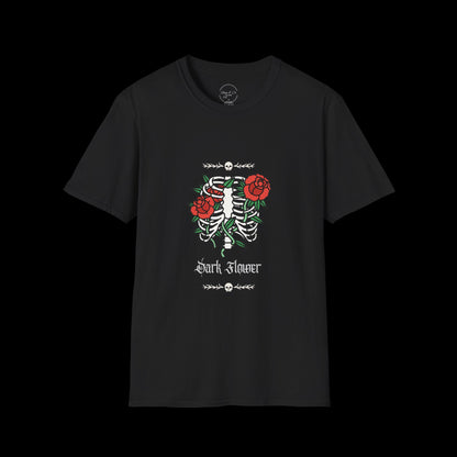 Dark Flower Skeleton T-Shirt