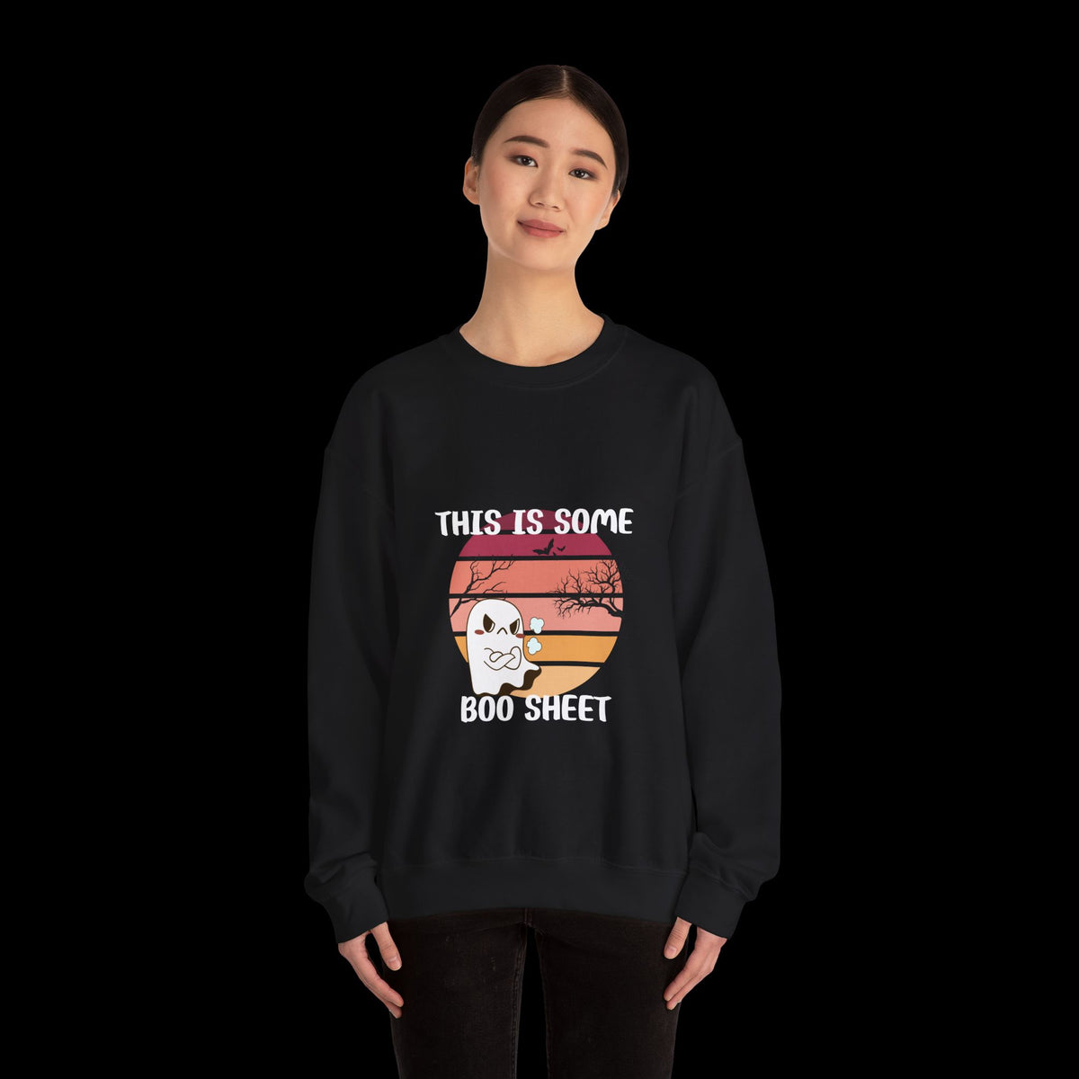 This Is Some Boo Sheet Halloween Crewneck Sweatshirt