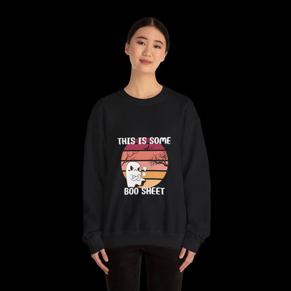 This Is Some Boo Sheet Halloween Crewneck Sweatshirt