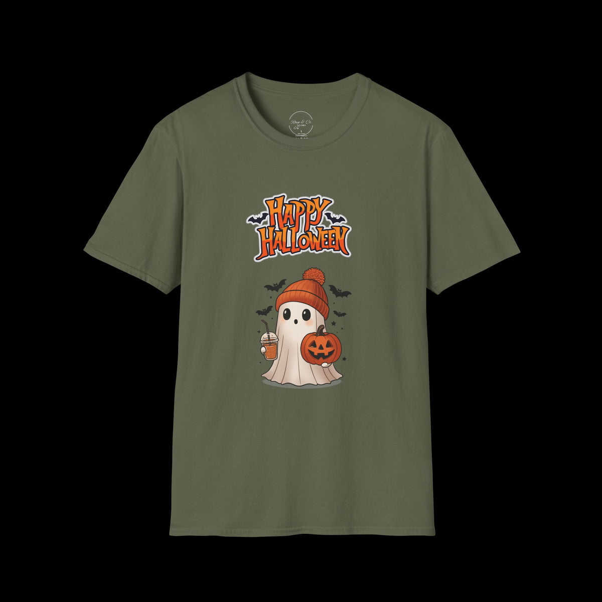 Happy Halloween Ghost Pumpkin T-Shirt