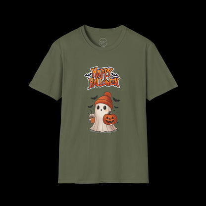 Happy Halloween Ghost Pumpkin T-Shirt