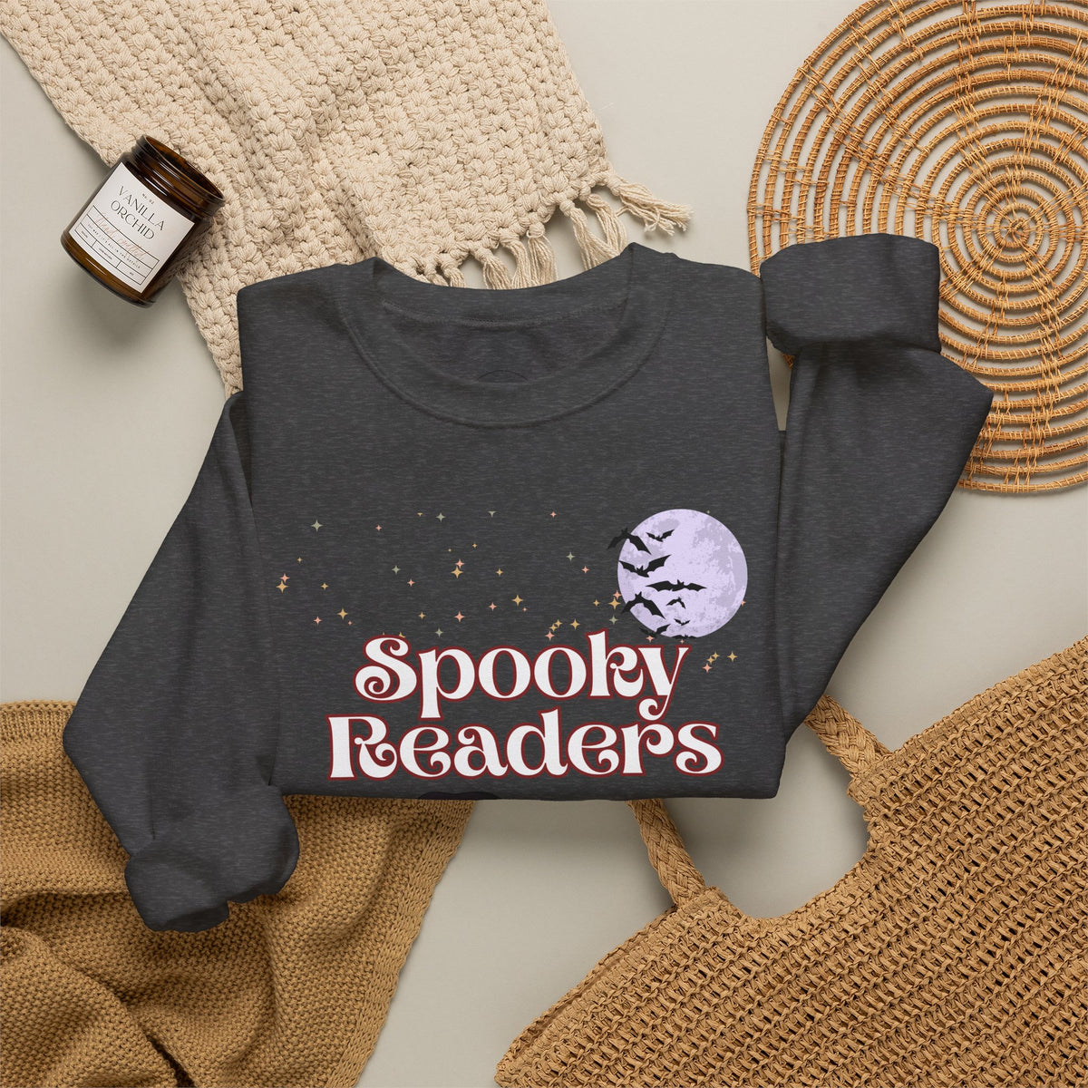 Spooky Readers Halloween Crewneck Sweatshirt