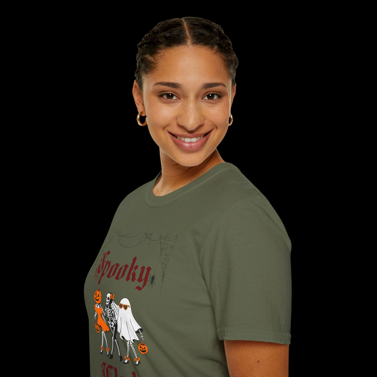 Spooky Club Halloween Graphic T-Shirt