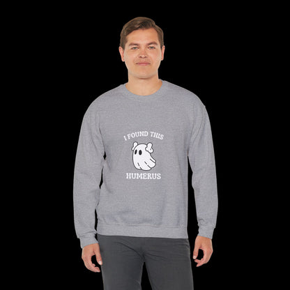I Found This Humerus Halloween Ghost Sweatshirt