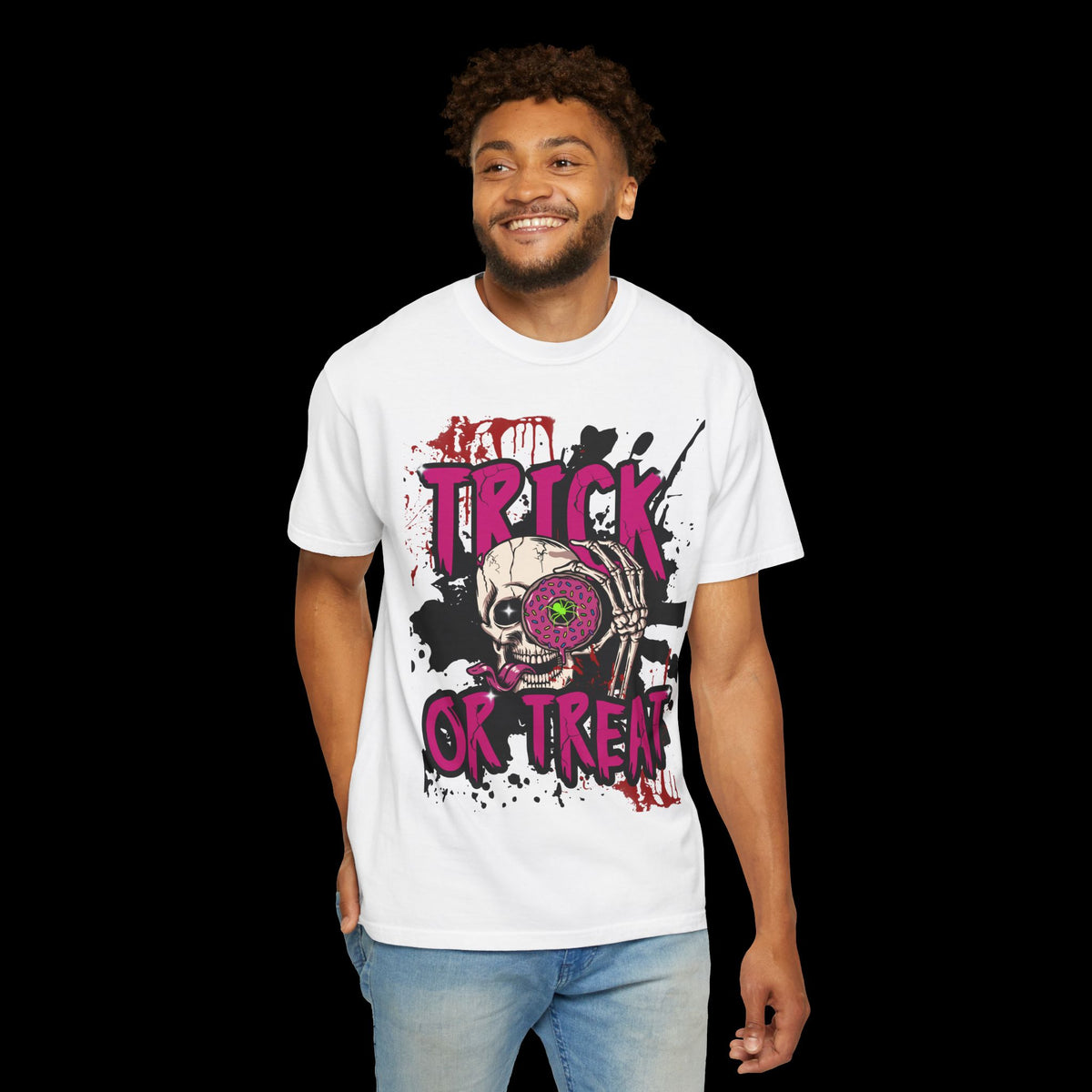 Halloween Skull 'Trick or Treat' T-Shirt