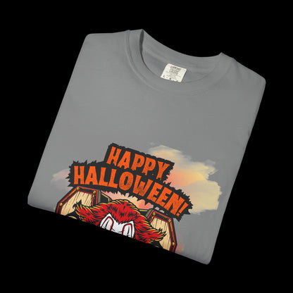 Happy Halloween Clown Horror Graphic Tee