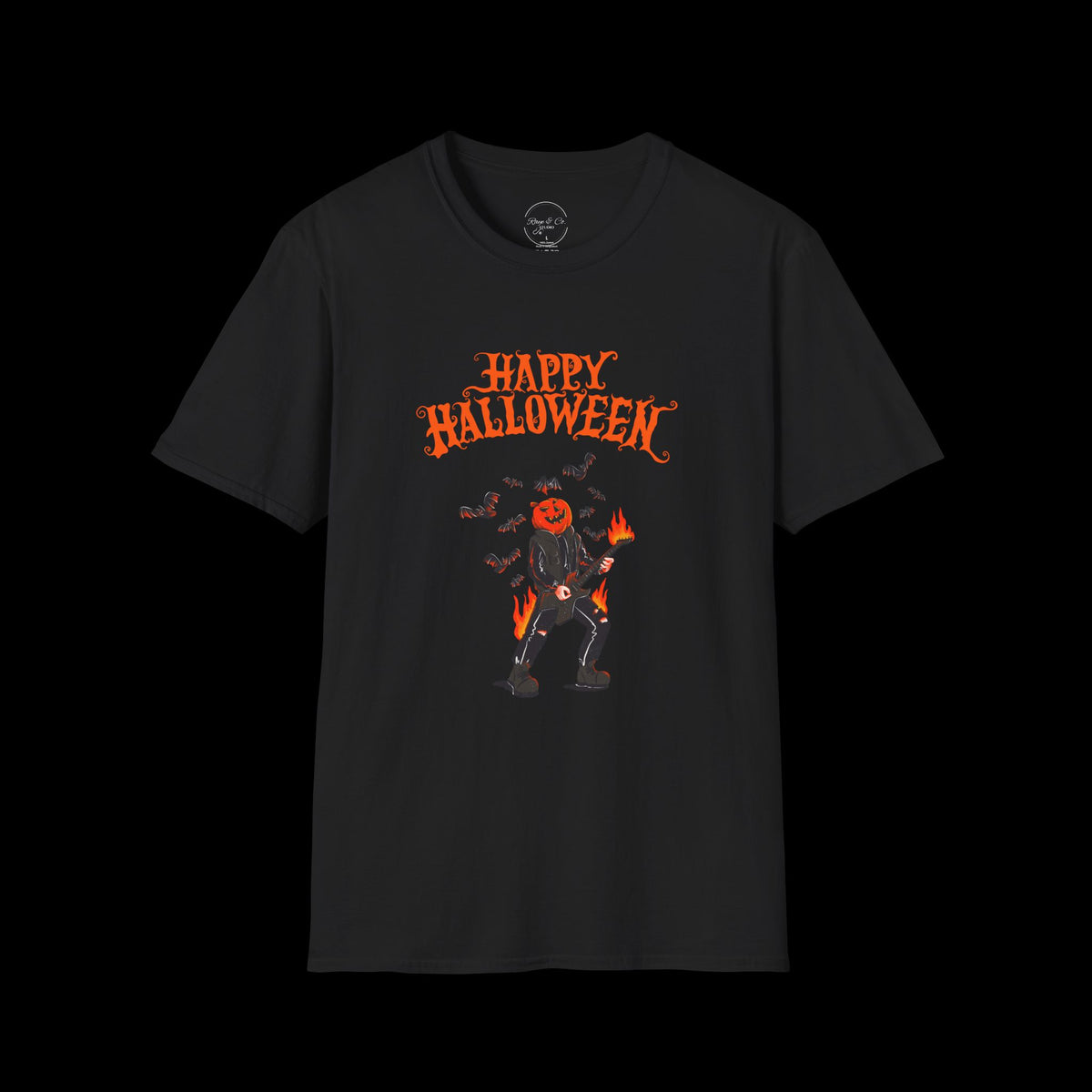 Happy Halloween Pumpkin Graphic T-Shirt