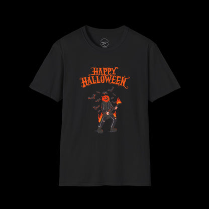 Happy Halloween Pumpkin Graphic T-Shirt