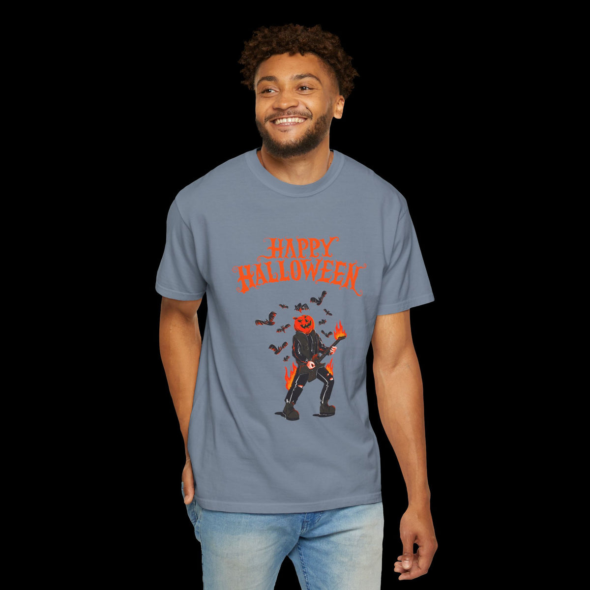 Rockin Halloween Pumpkinhead T-shirt