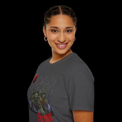 Spooky Night Halloween Haunted Forest T-Shirt