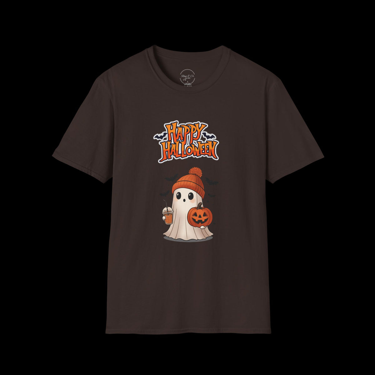 Happy Halloween Ghost Pumpkin T-Shirt