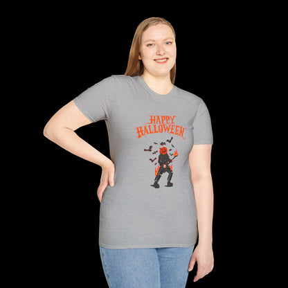 Happy Halloween Pumpkin Graphic T-Shirt