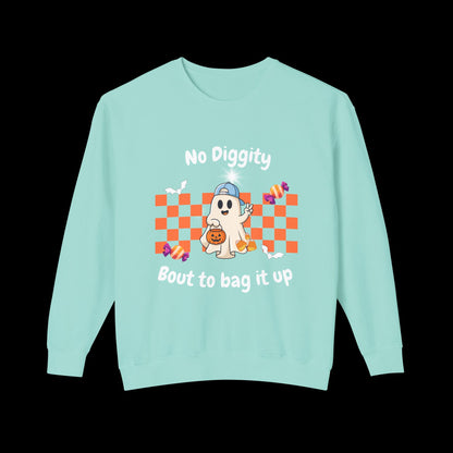 No Diggity Ghost Pumpkin Crewneck Sweatshirt