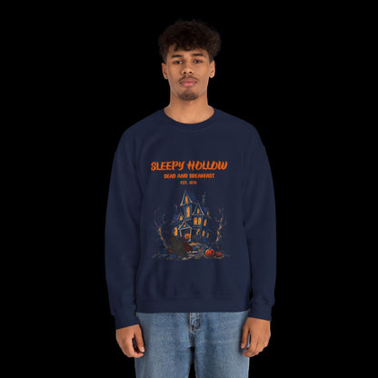 Sleepy Hollow Halloween Haunted House Sweatshirt