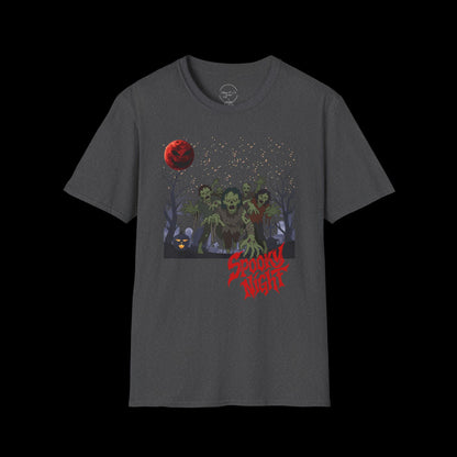 Spooky Night Halloween Haunted Forest T-Shirt
