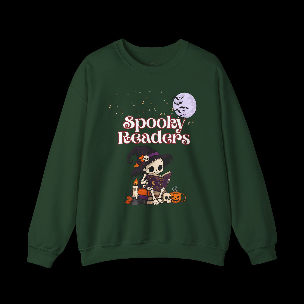 Spooky Readers Halloween Crewneck Sweatshirt