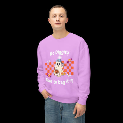 No Diggity Ghost Pumpkin Crewneck Sweatshirt