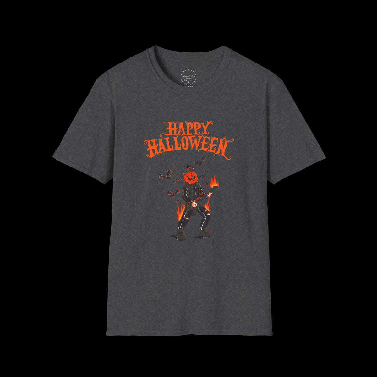 Happy Halloween Pumpkin Graphic T-Shirt
