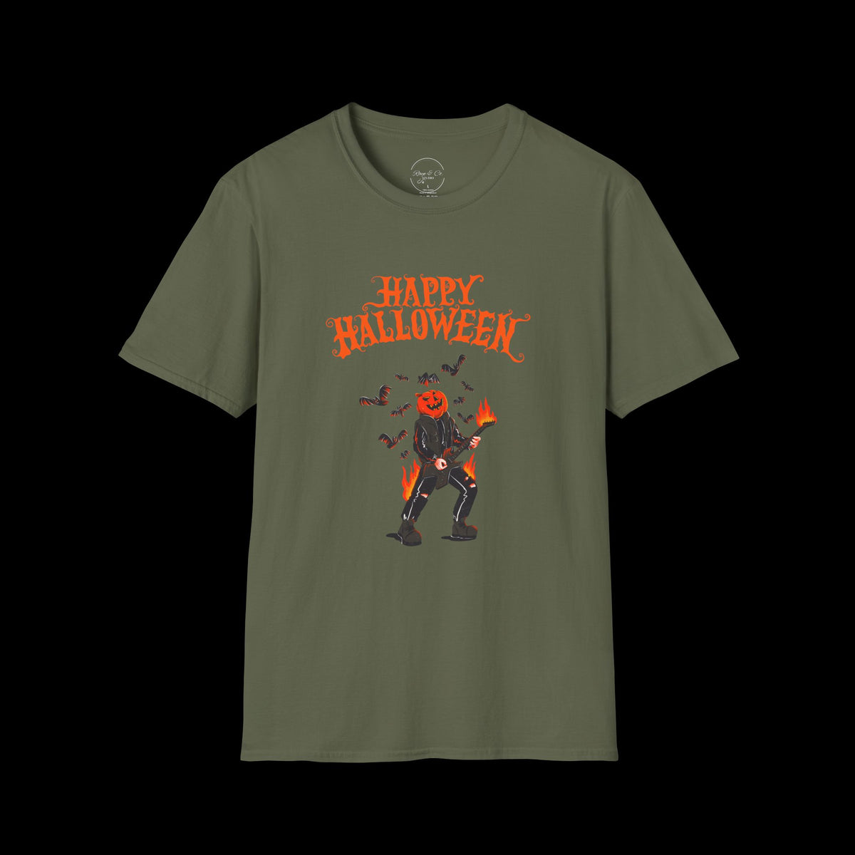 Happy Halloween Pumpkin Graphic T-Shirt
