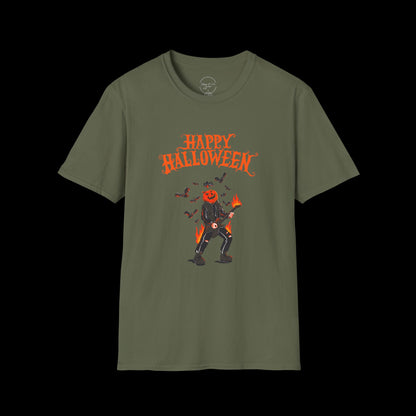 Happy Halloween Pumpkin Graphic T-Shirt