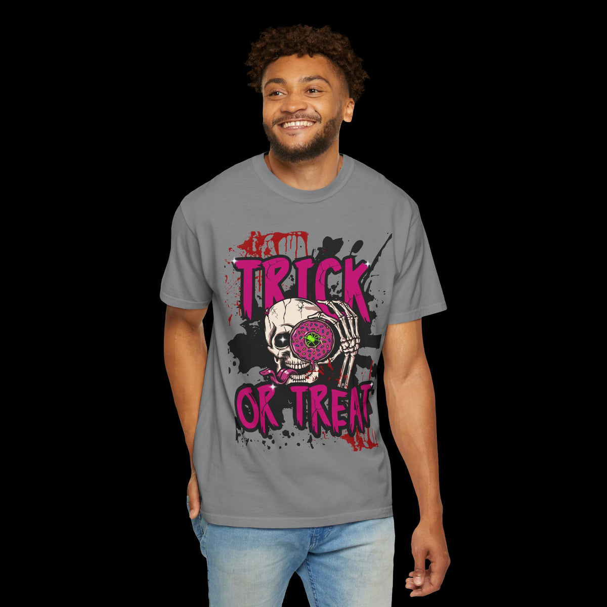 Halloween Skull 'Trick or Treat' T-Shirt