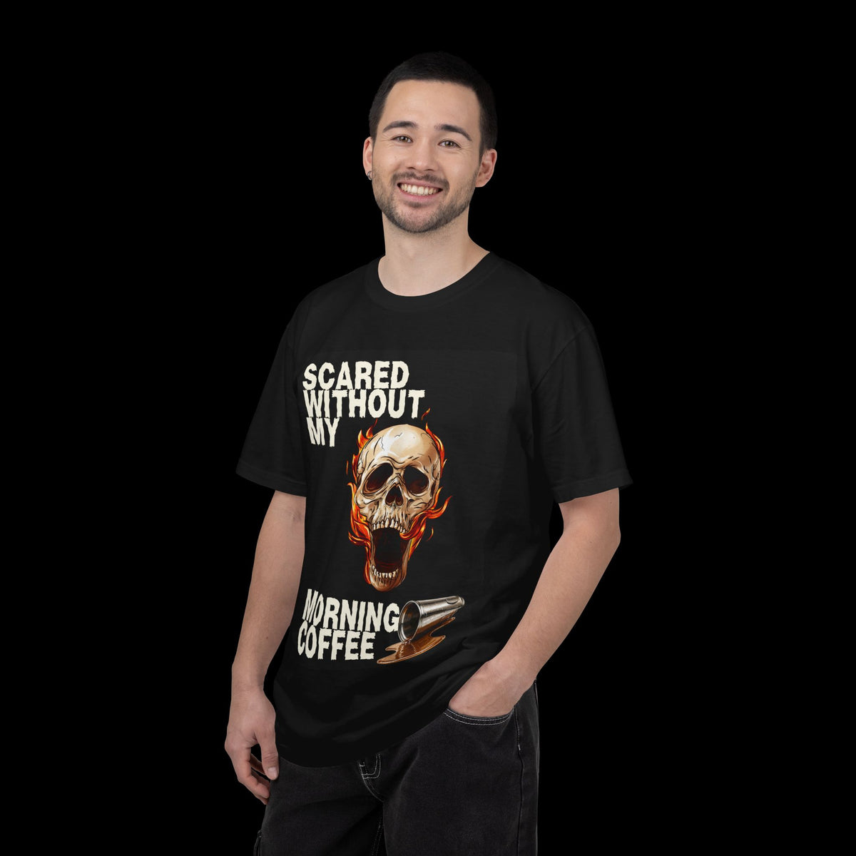 Scared Without My Morning Coffee T-Shirt