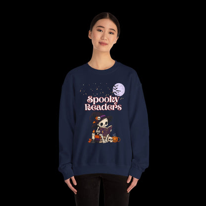 Spooky Readers Halloween Crewneck Sweatshirt