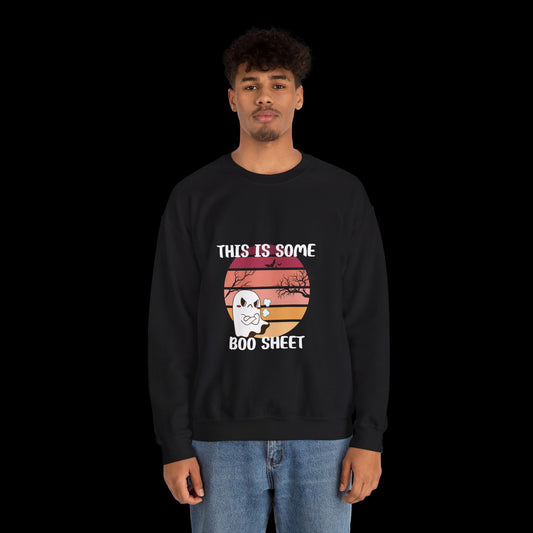 This Is Some Boo Sheet Halloween Crewneck Sweatshirt
