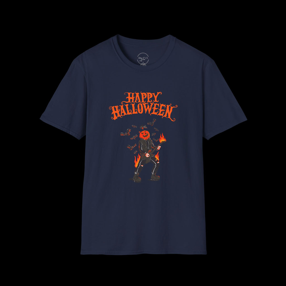Happy Halloween Pumpkin Graphic T-Shirt