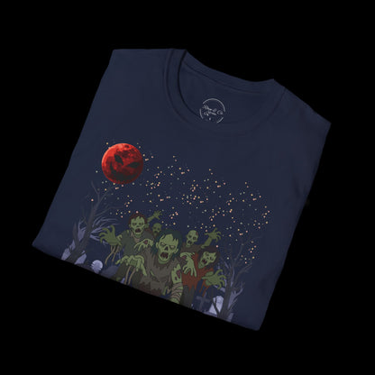 Spooky Night Halloween Haunted Forest T-Shirt