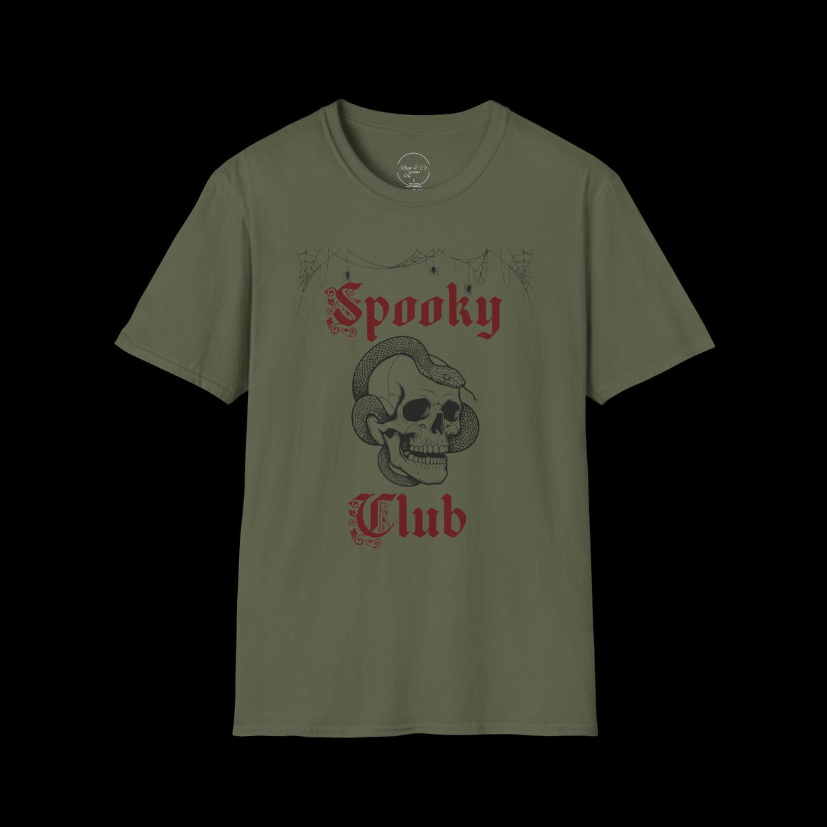Spooky Club Skull Halloween T-Shirt