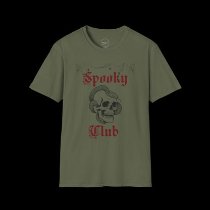Spooky Club Skull Halloween T-Shirt
