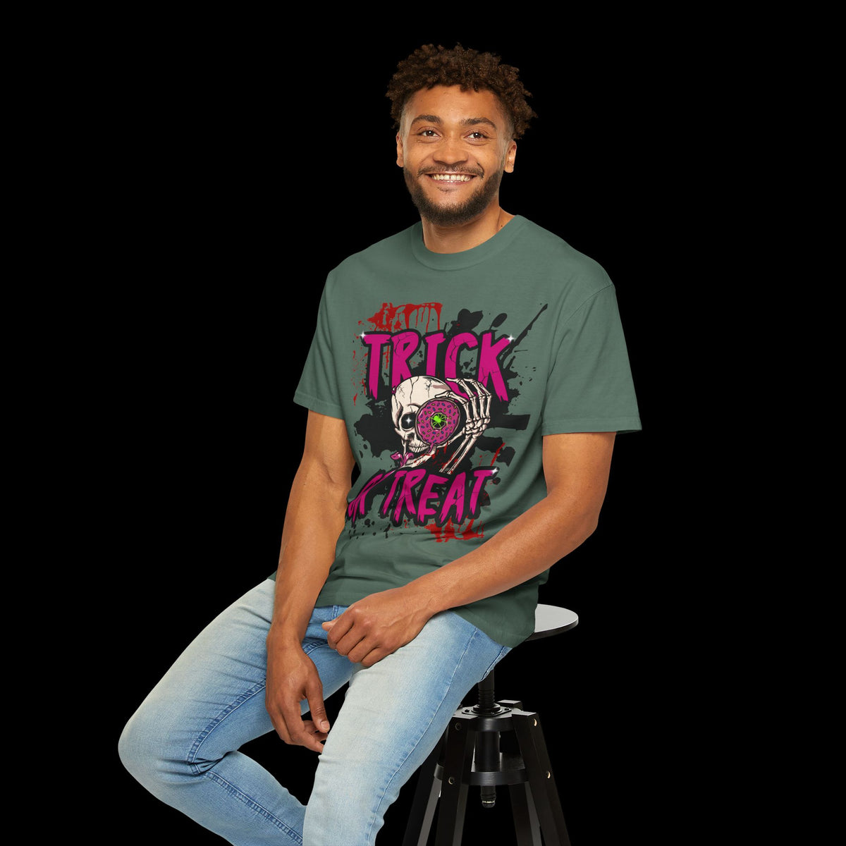 Halloween Skull 'Trick or Treat' T-Shirt