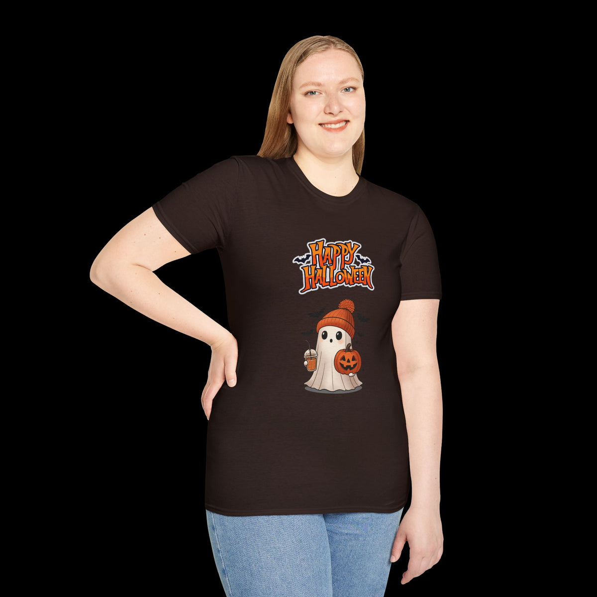 Happy Halloween Ghost Pumpkin T-Shirt