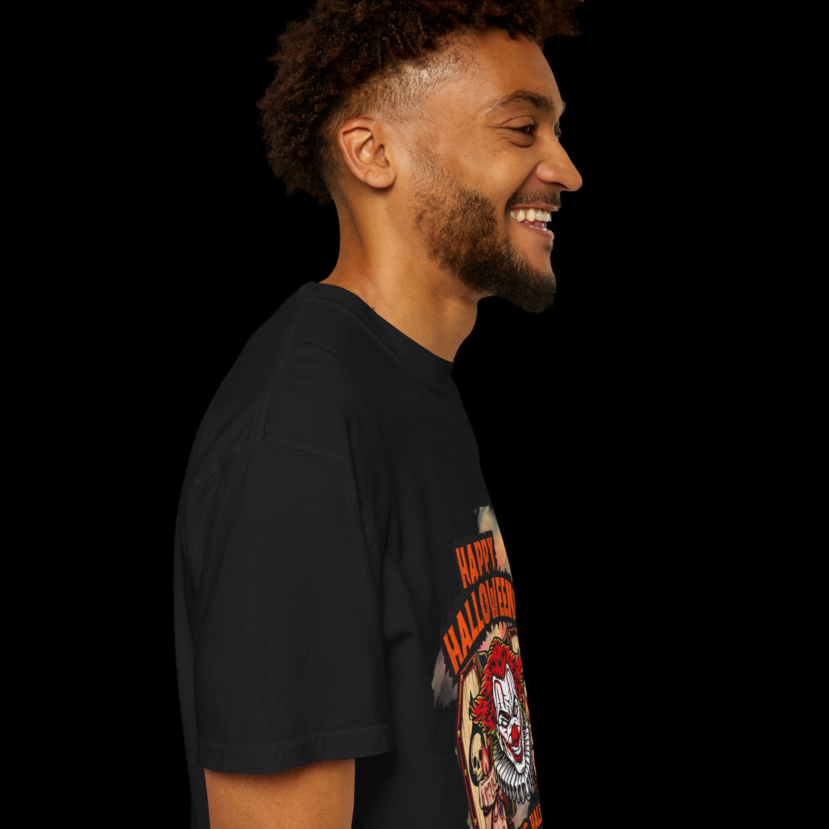 Happy Halloween Clown Horror Graphic Tee
