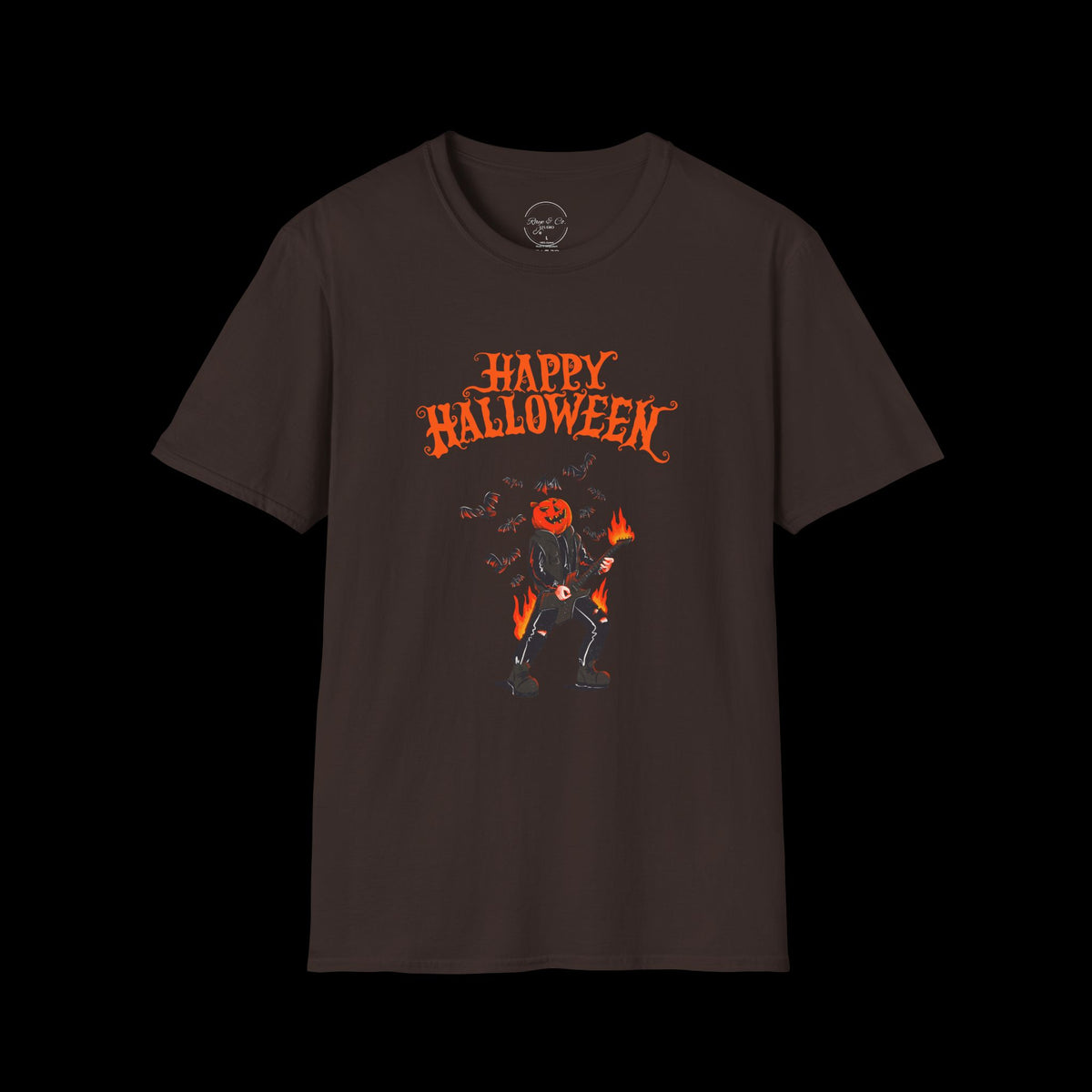 Happy Halloween Pumpkin Graphic T-Shirt