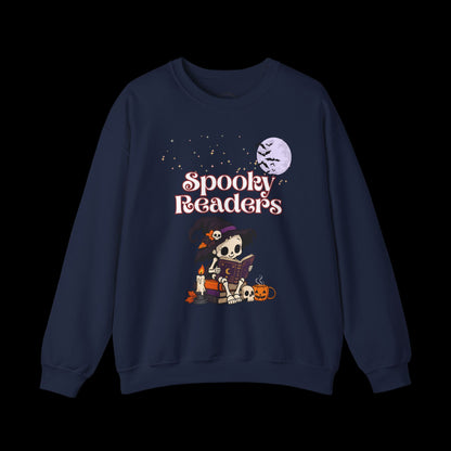 Spooky Readers Halloween Crewneck Sweatshirt