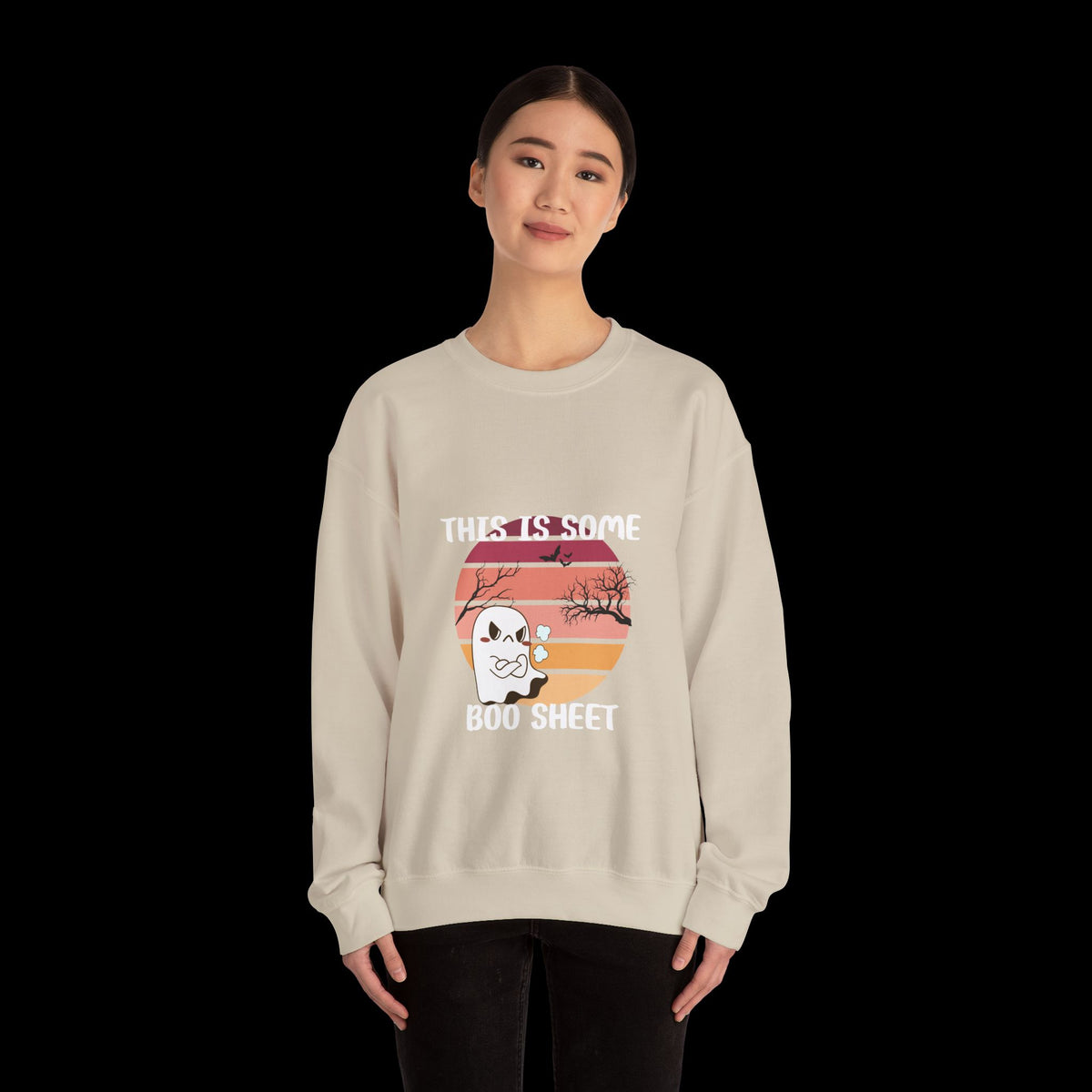 This Is Some Boo Sheet Halloween Crewneck Sweatshirt