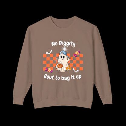 No Diggity Ghost Pumpkin Crewneck Sweatshirt