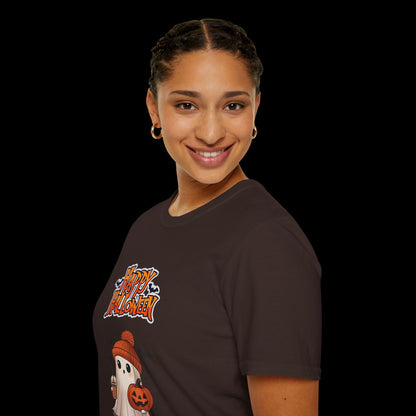 Happy Halloween Ghost Pumpkin T-Shirt
