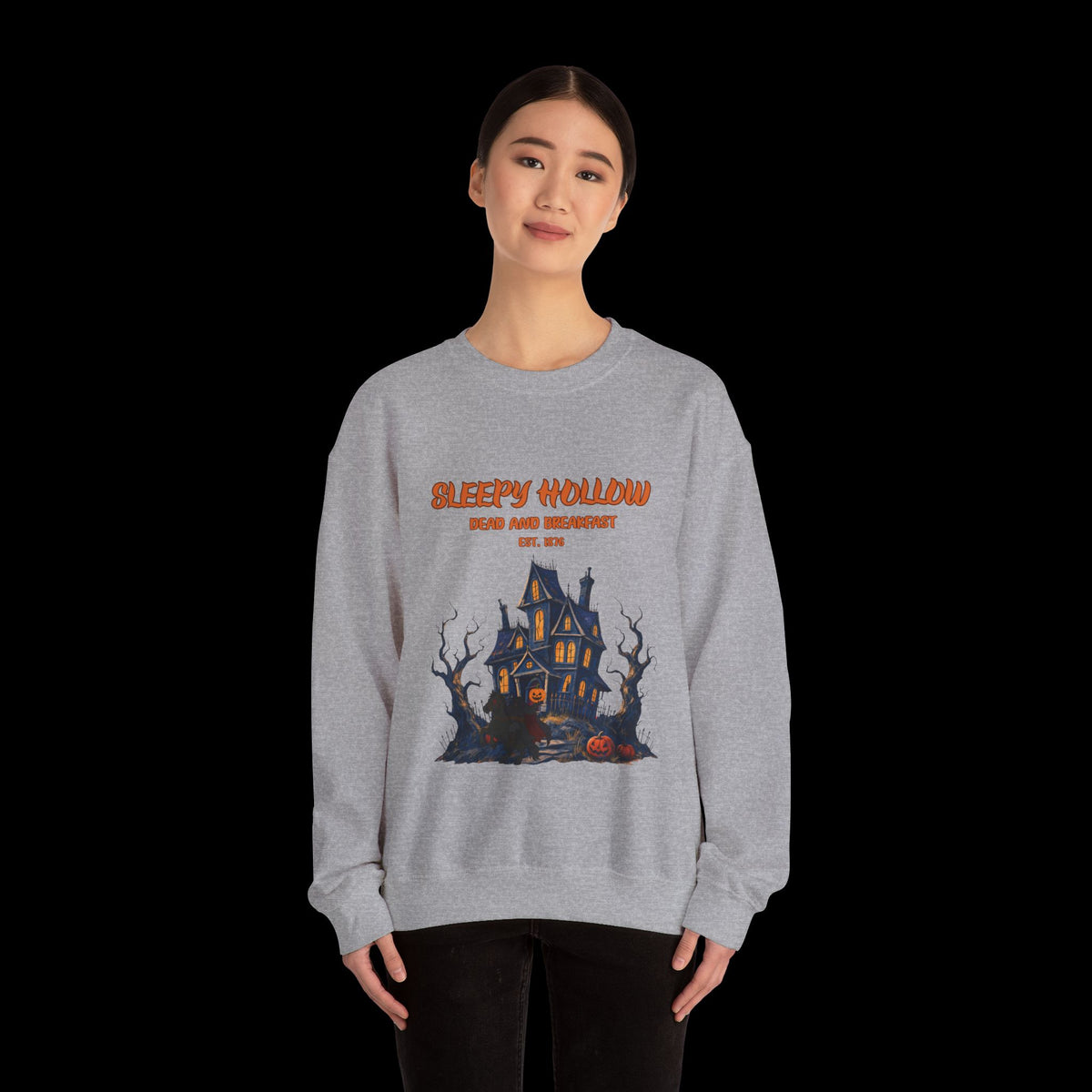 Sleepy Hollow Halloween Haunted House Sweatshirt