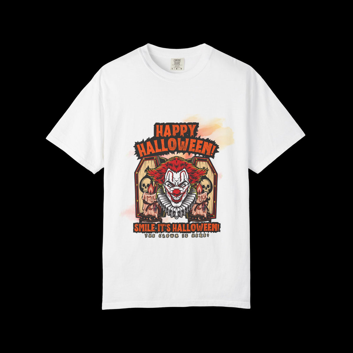 Happy Halloween Clown Horror Graphic Tee