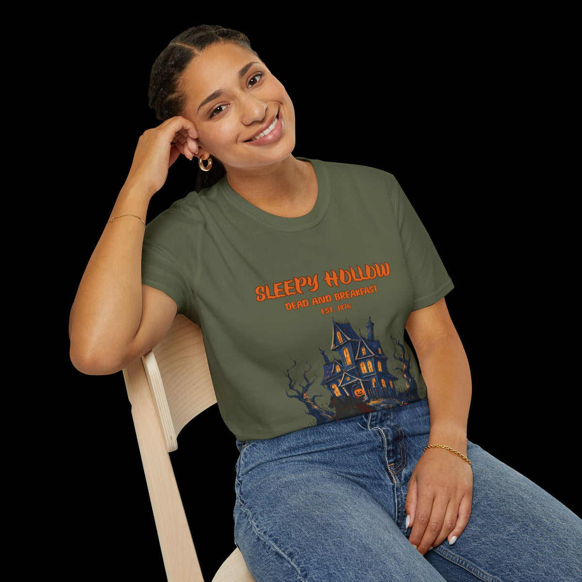 Sleepy Hollow Haunted House Halloween T-Shirt